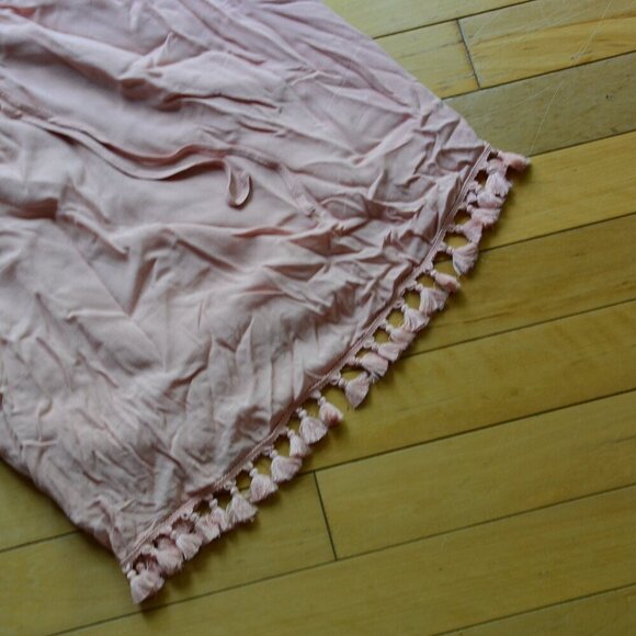 BB Dakota Tassel Hem Dress L - Picture 5 of 7